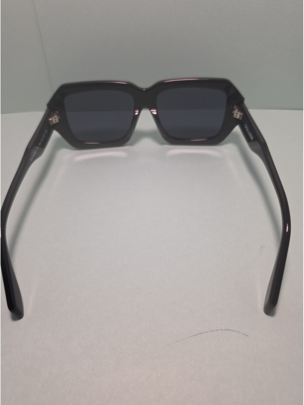 (2) New Pair's Retro Oversized Dollger Square Sunglasses Shades Black - Picture 7 of 8